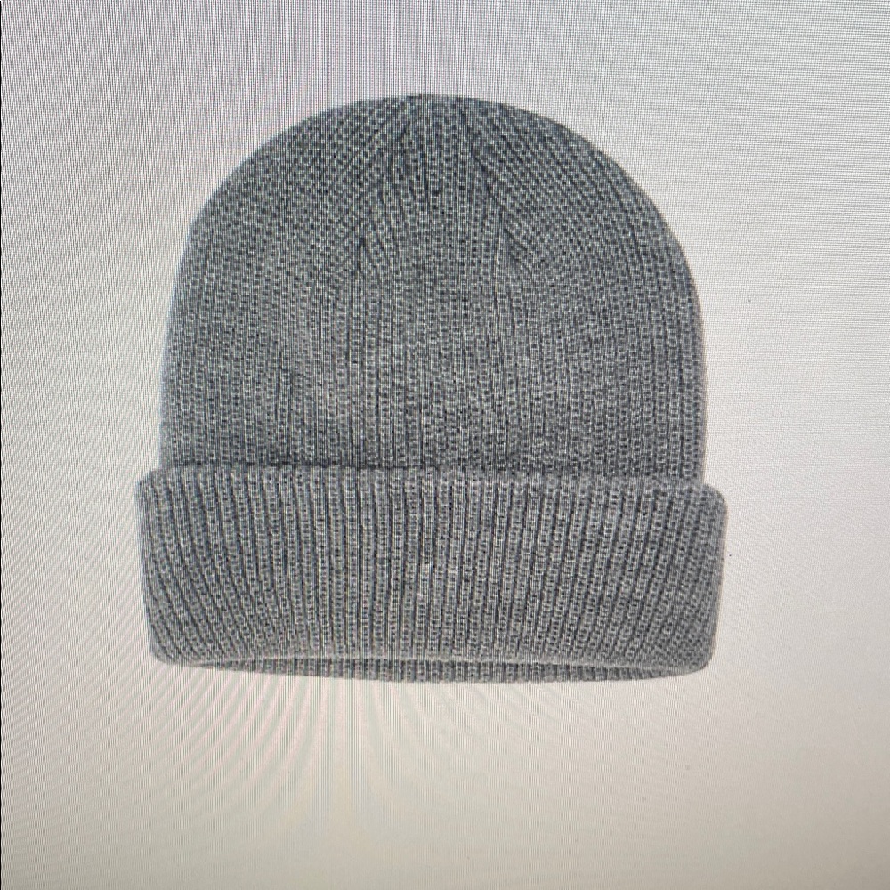 Gray Knit Beanie